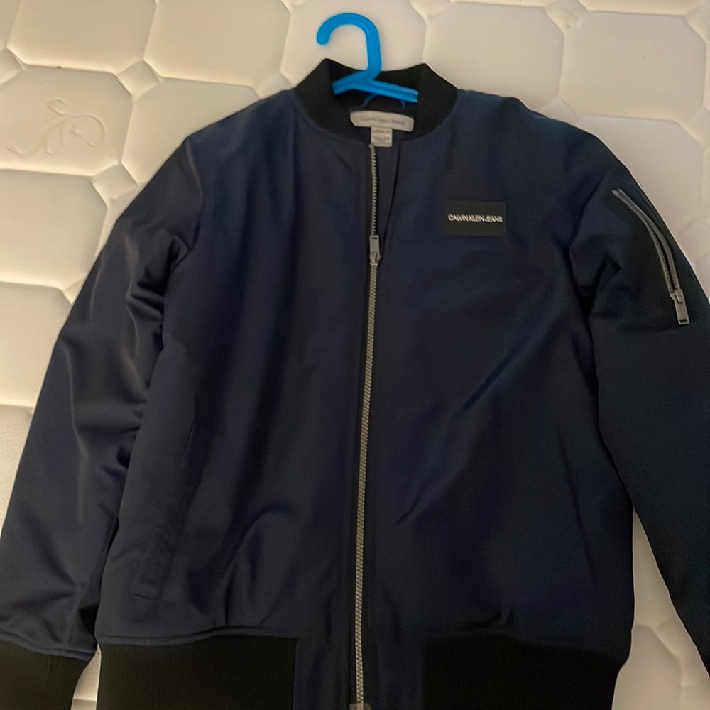 Navy blue boomer teens jacket